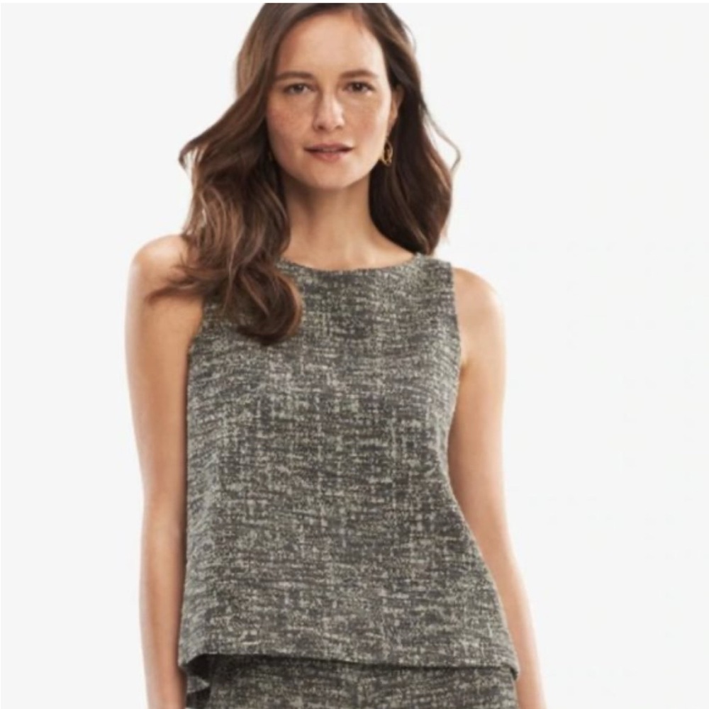 MM Lafleur Tweed Boucle Top XL